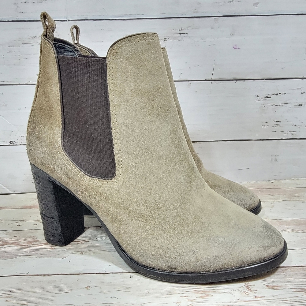 N.D.C. Handmade Suede Heeled Chelsea Boots EU 40